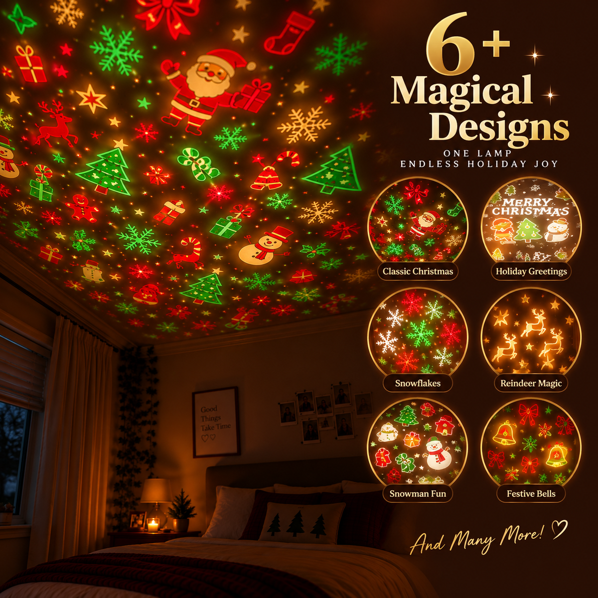Velnesti Christmas Projector
